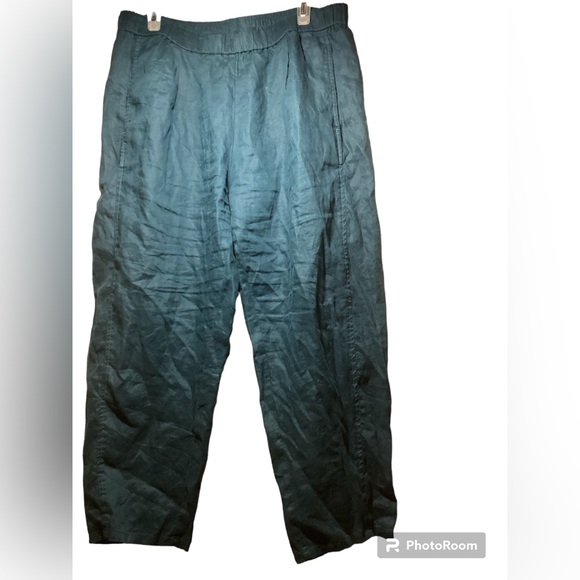 Eileen Fisher 100% Organic Linen Pant - Picture 4 of 8